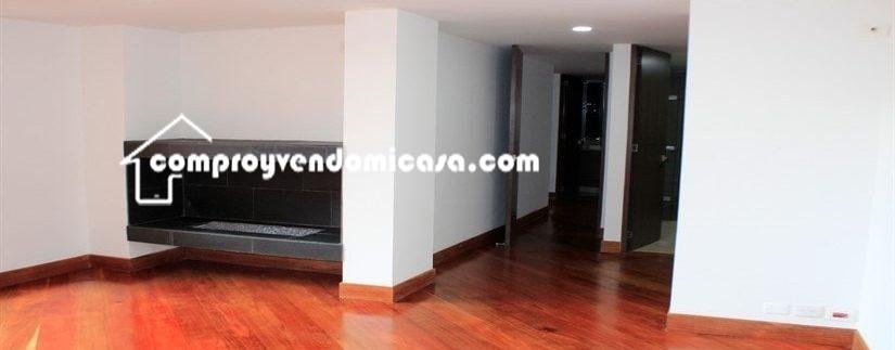 Apartamento en venta o arriendo Bosques de Pinos-Sala y chimenea