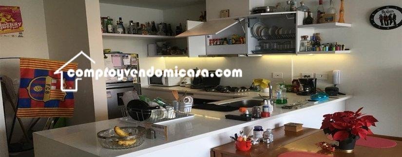 Apartaestudio en arriendo Santa Paula-cocina