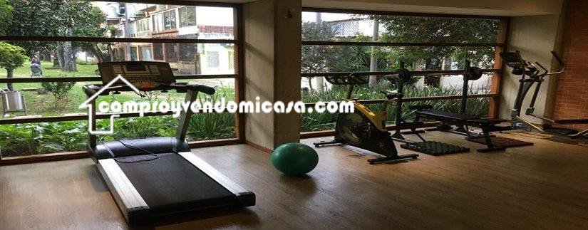 Apartaestudio en arriendo Santa Paula-gimnasio