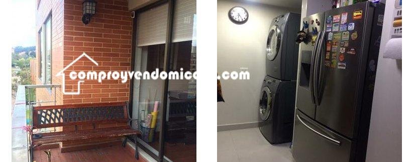 Apartamento en Venta Colina Campestre en Club House - -balcon y cocina4
