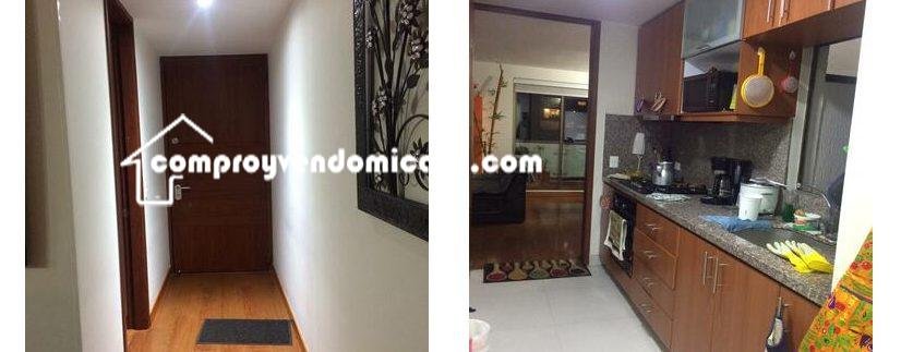 Apartamento en Venta Colina Campestre en Club House - -hall y cocina1