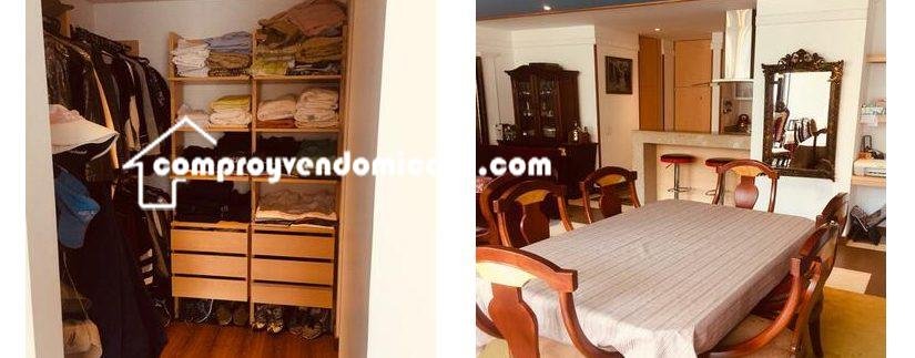 Venta Apartamento Santa Barbara-closet y comedor6